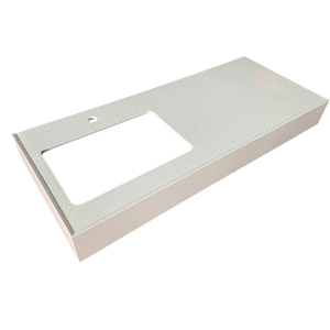 Rectángulo lado derecho Vanity Top para baño